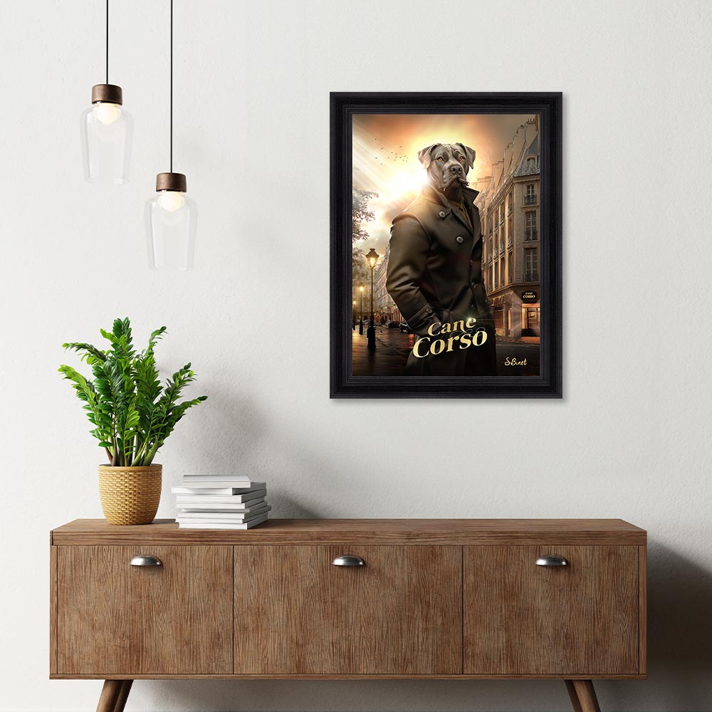 cadre_sylvain_binet_cane_corso_chien_cadeau_toulouse cadre sylvain binet Cane-Corso