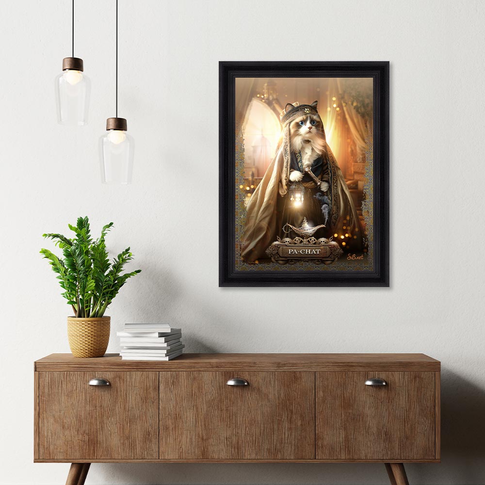 cadre_sylvain_binet_pa_chat_decoration_originale_cat cadre sylvain binet Pa-Chat