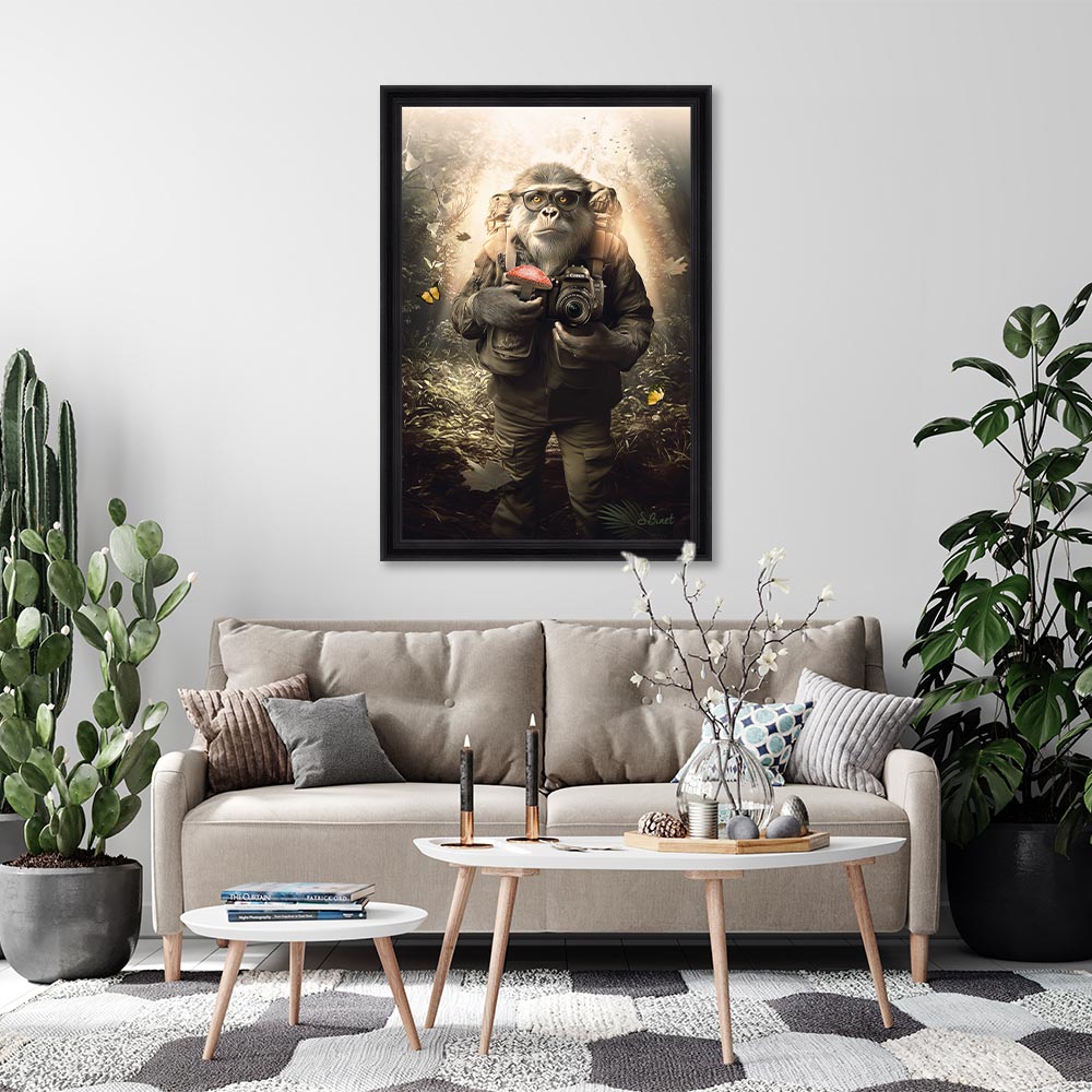 cadre_sylvain_binet_papi_singe_photo_champignon_randonnee cadre sylvain binet Papi Singe