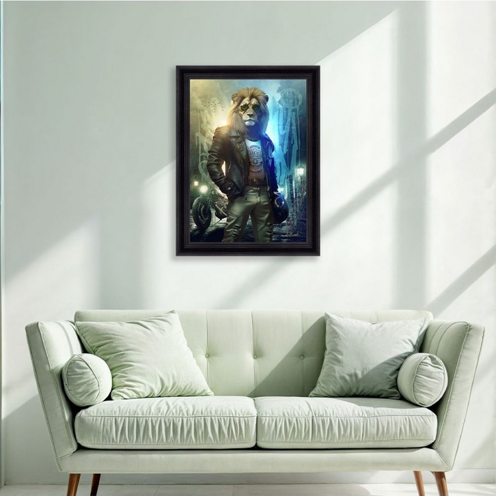 lion-motard cadre sylvain binet Lion Harley