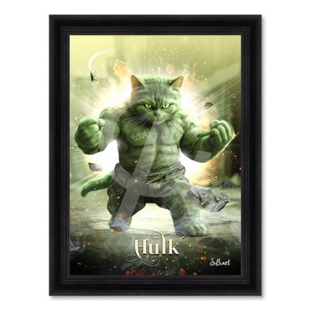 tableau Chat-Hulk sylvain binet