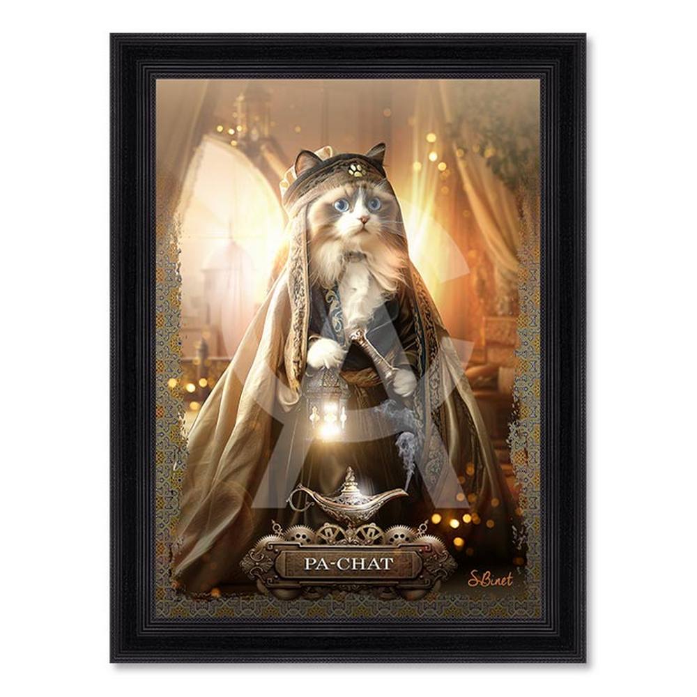 tableau_pa_chat_sylvain_binet_cat_musulman_animal tableau Pa-Chat sylvain binet