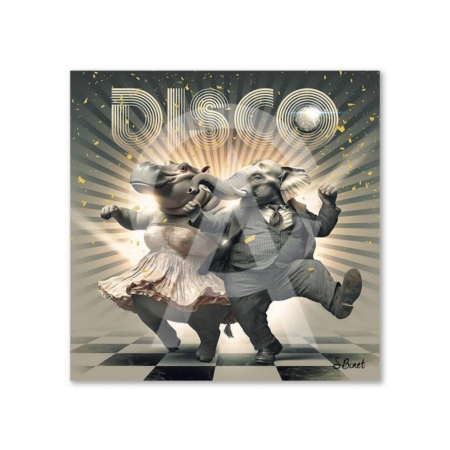 Alu Dibond Funky Disco Binet