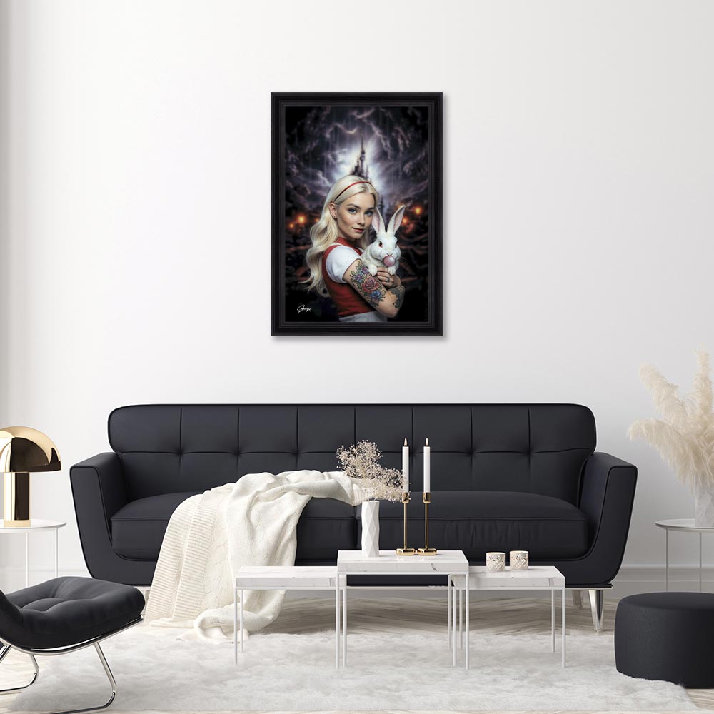 cadre_alexandre_granger_alice_pays_merveilles_idee_deco_salon cadre alexandre granger Alice