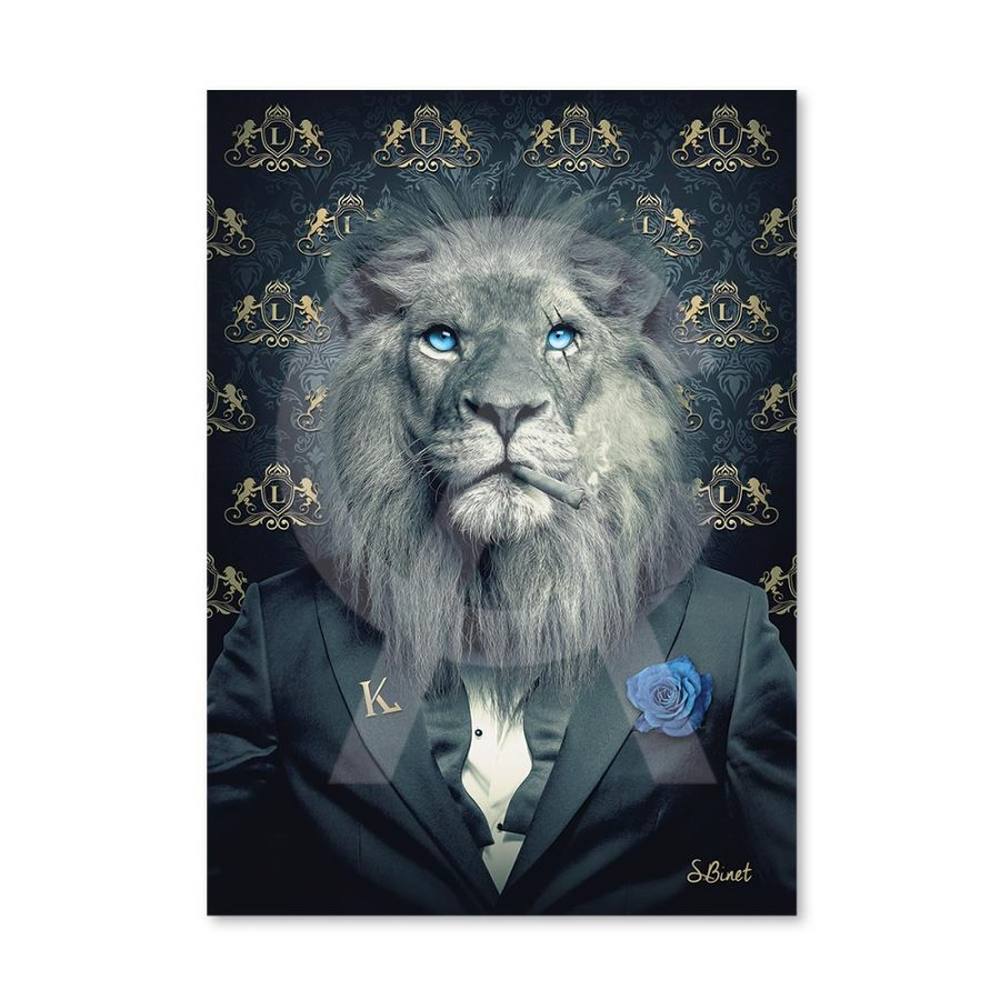 cadre_alu_lion_fashion_costume_idee_cadeau_51.4295 Cadre Alu Lion Fashion Binet