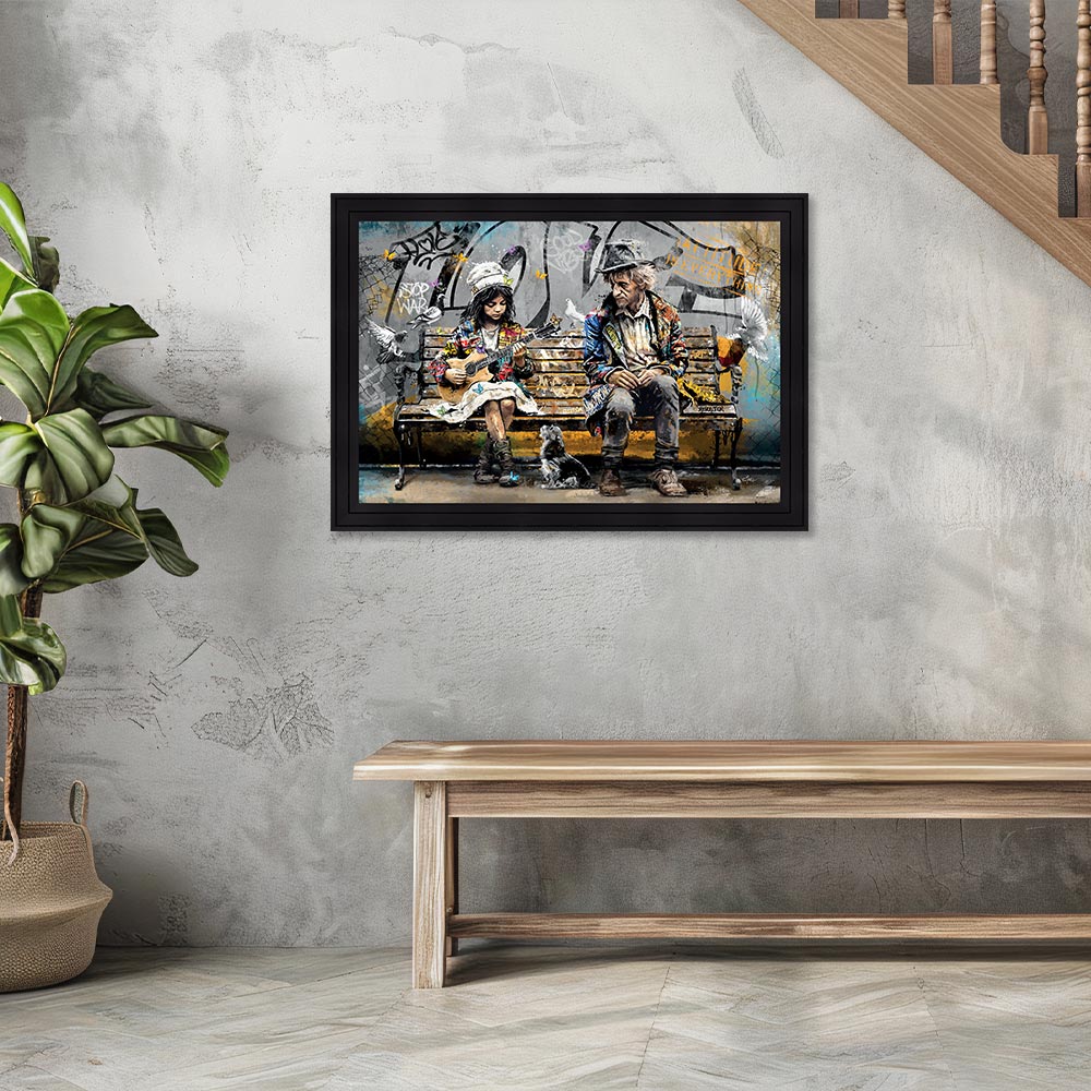 cadre romaric la Fille et le SDF