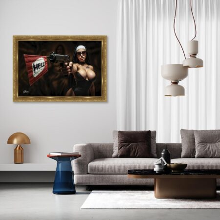 decoration murale alexandre granger nun gun