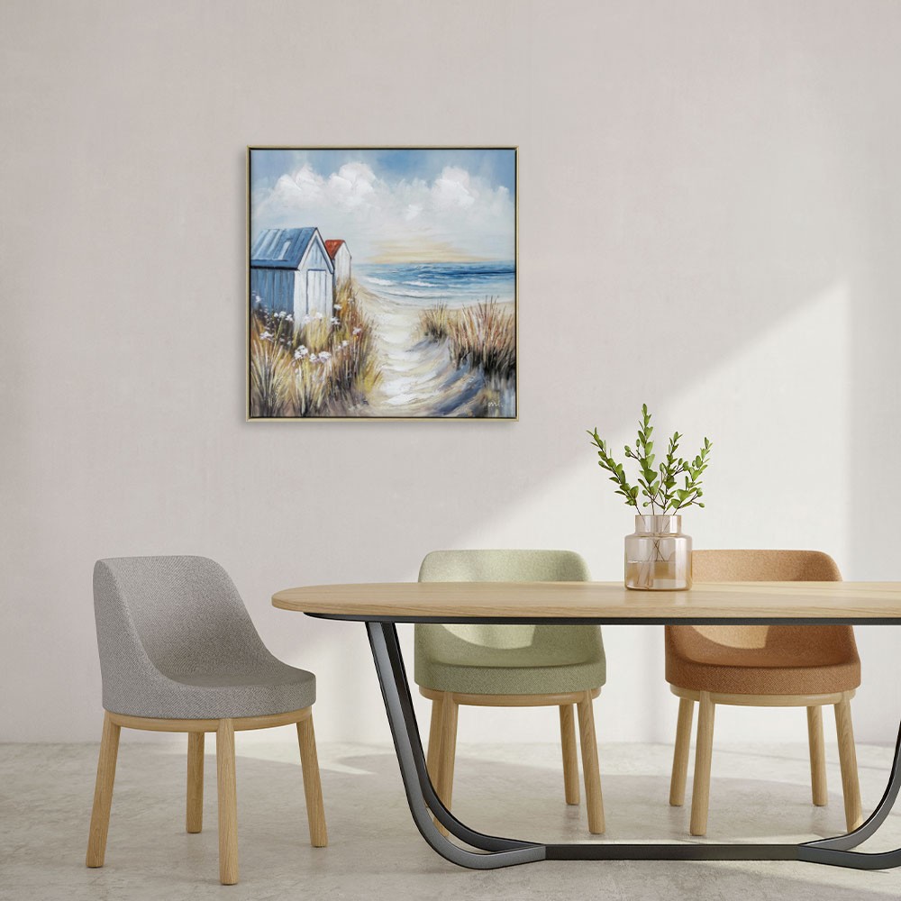 décoration murale cabanes de plage