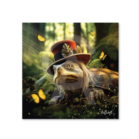 Dibond Tortue Fantastique Binet