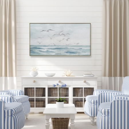 idée décoration mer et mouettes