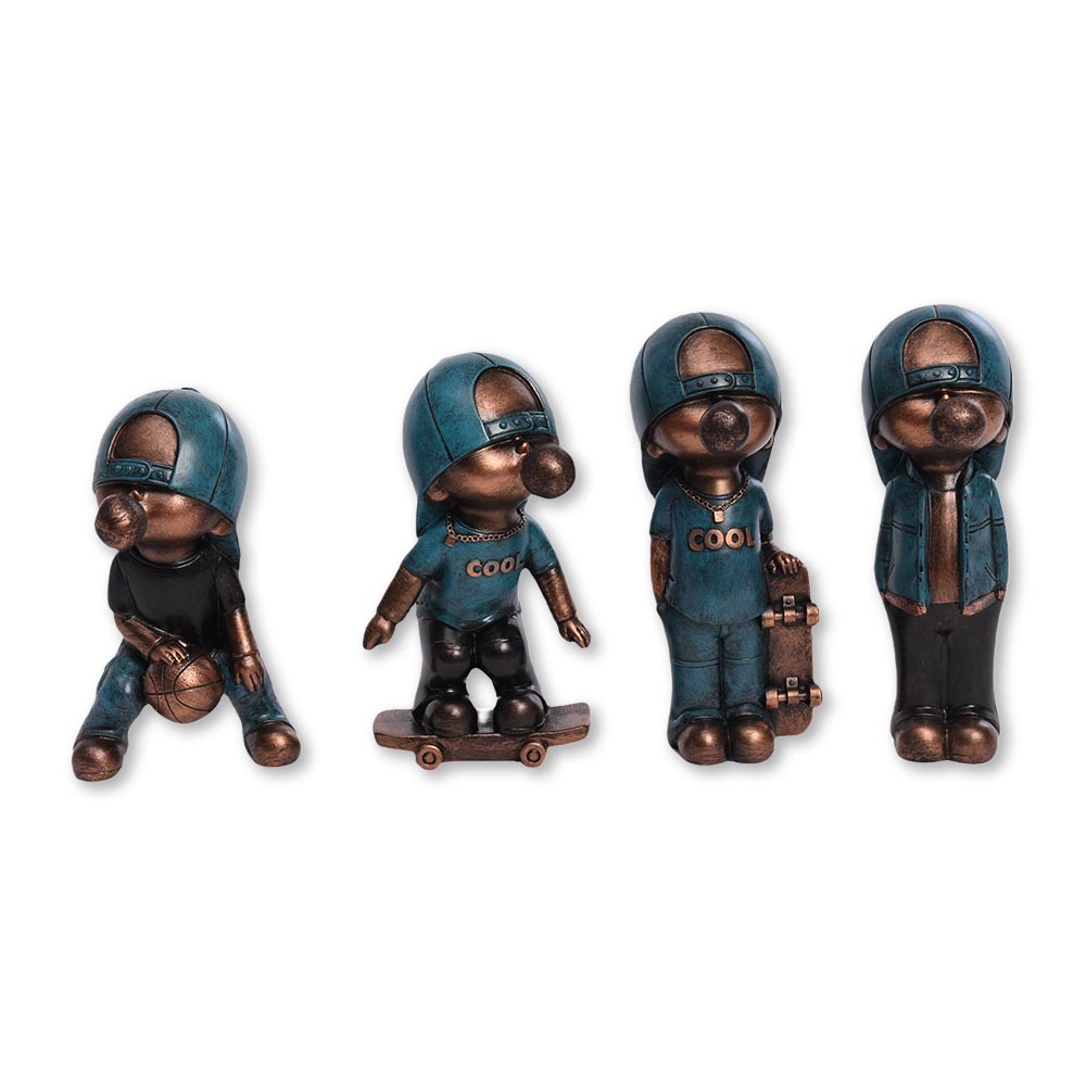 Statues Garçons Sports à Poser