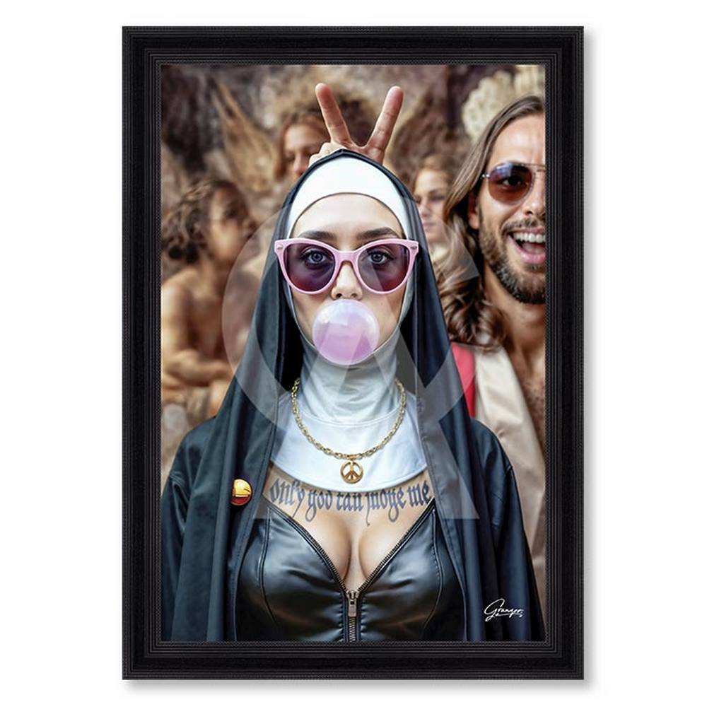 tableau_confession_III_alexandre_granger_lunette_soleil_chewing_gum tableau Confession III alexandre granger