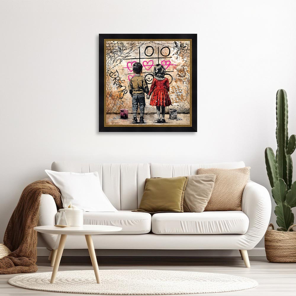 tableau les Petits Amoureux et le Morpion romaric