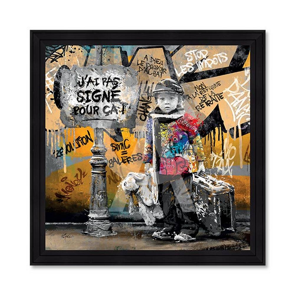 tableau romaric le Garçon à la Valise