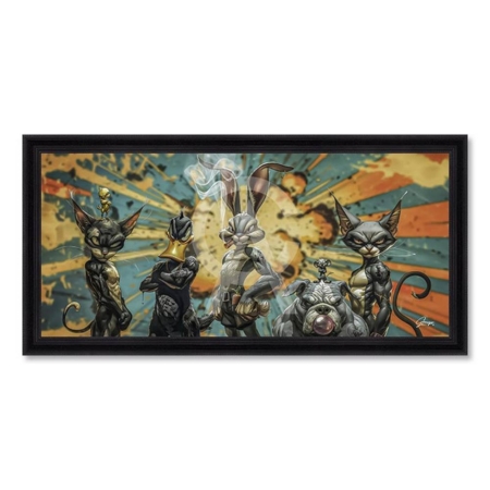 tableau the gang of cartoon alexandre granger