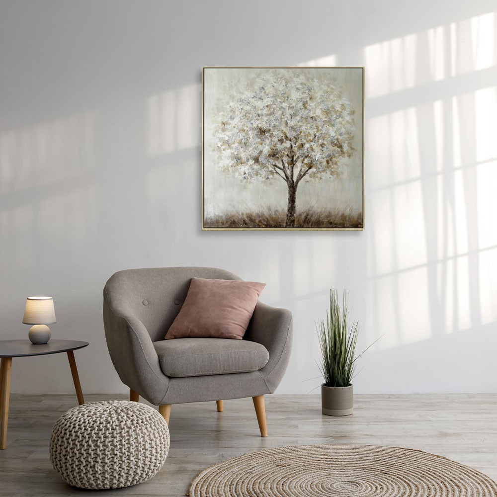 tableau toile arbre fleuris