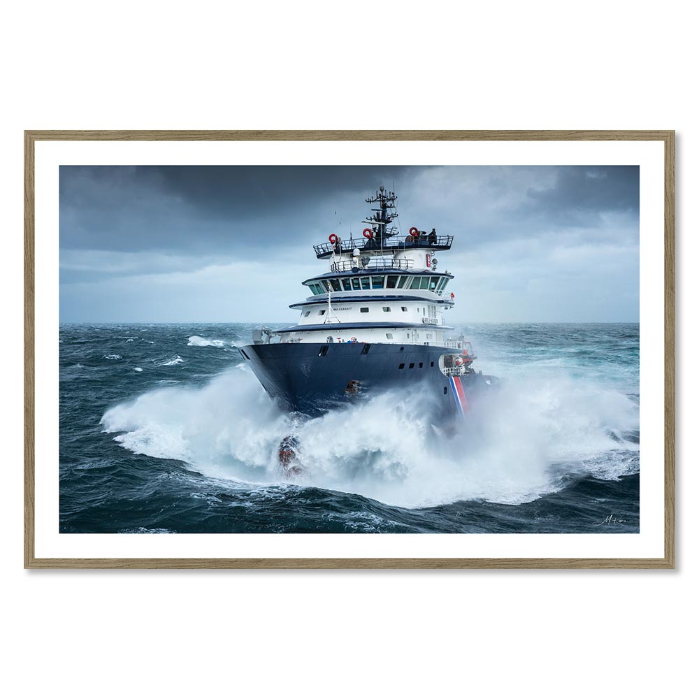 Cadre Bateau dans la Mer