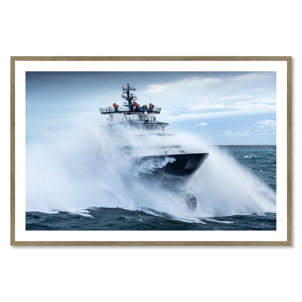 Cadre Photo Remorqueur Abeille Bourbon