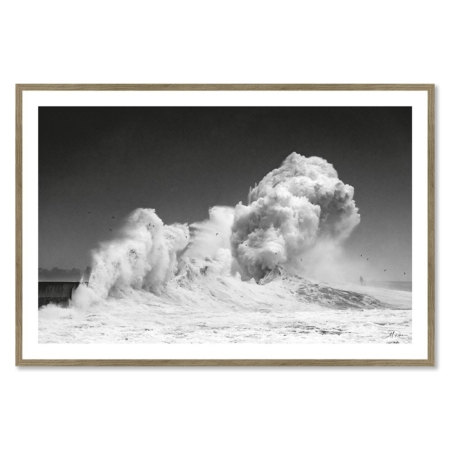 Cadre Photo Vagues dans la Tempête