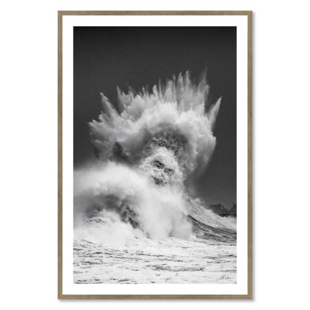 Cadre Poseidon Tempête Justine