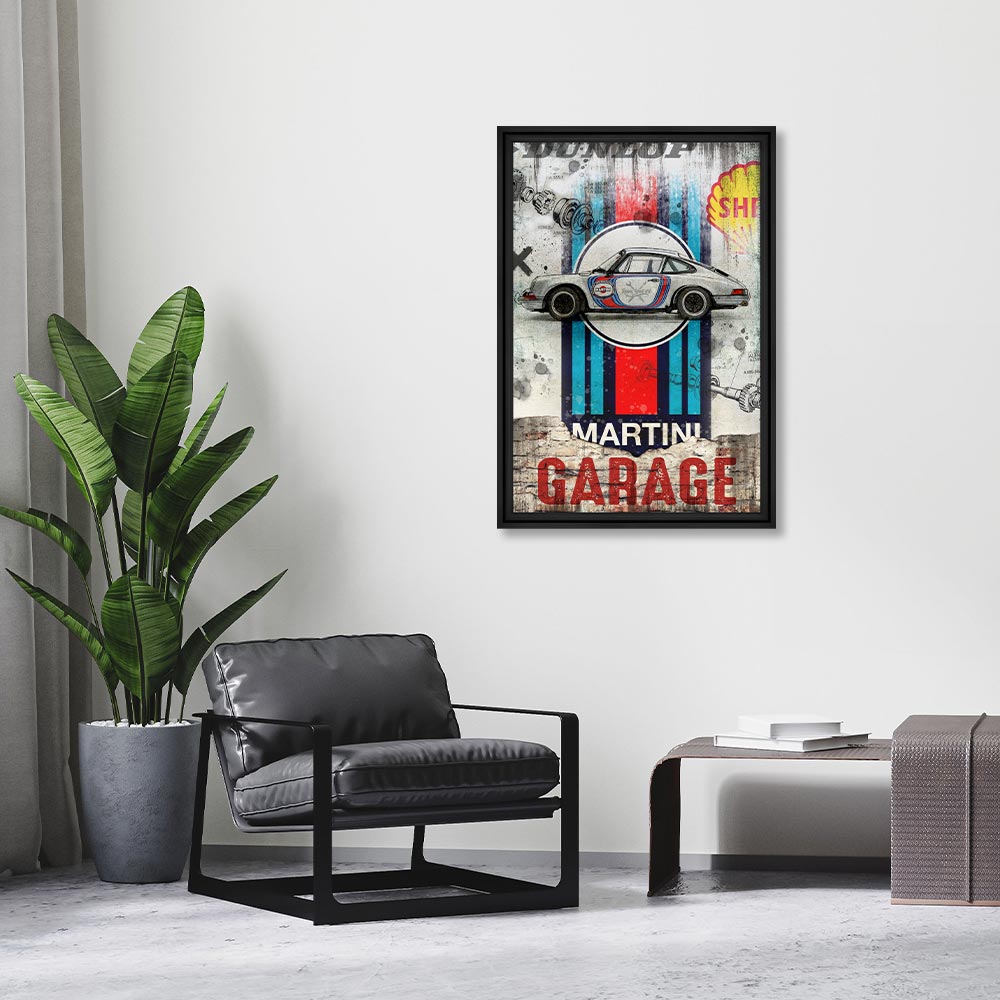 cadre_rubix_martini_garage_idee_deco_maison_originale_dijon cadre rubix Martini Garage