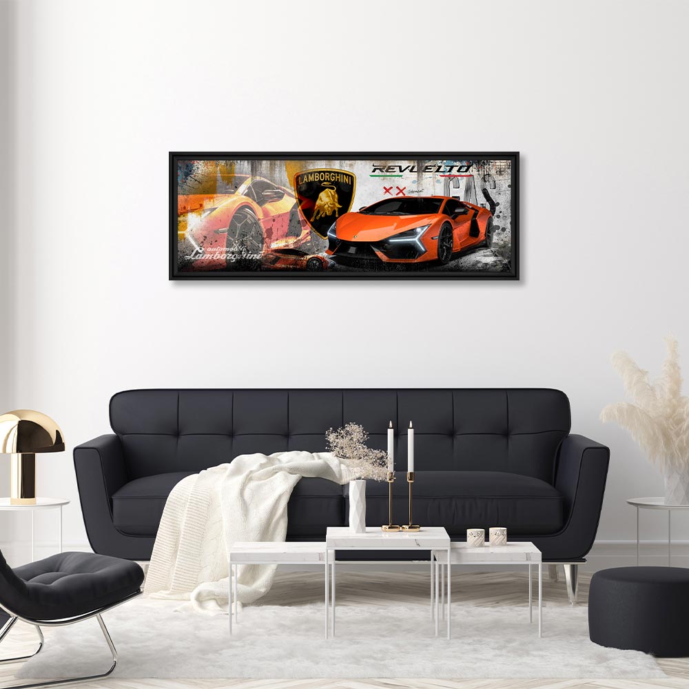 cadre_rubix_revuelto_orange_lamborghini_voiture_sportive_cadraven cadre rubix Revuelto Orange