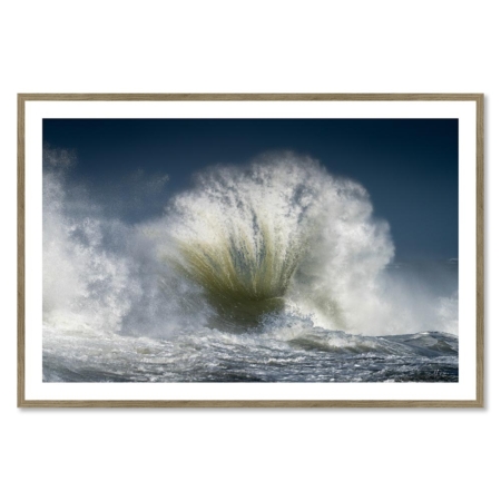 Cadre Vague dans la Mer