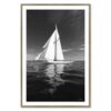 Cadre Voilier Voile Blanche