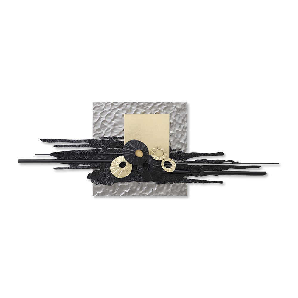 Déco Abstraite Moderne Gris Noir