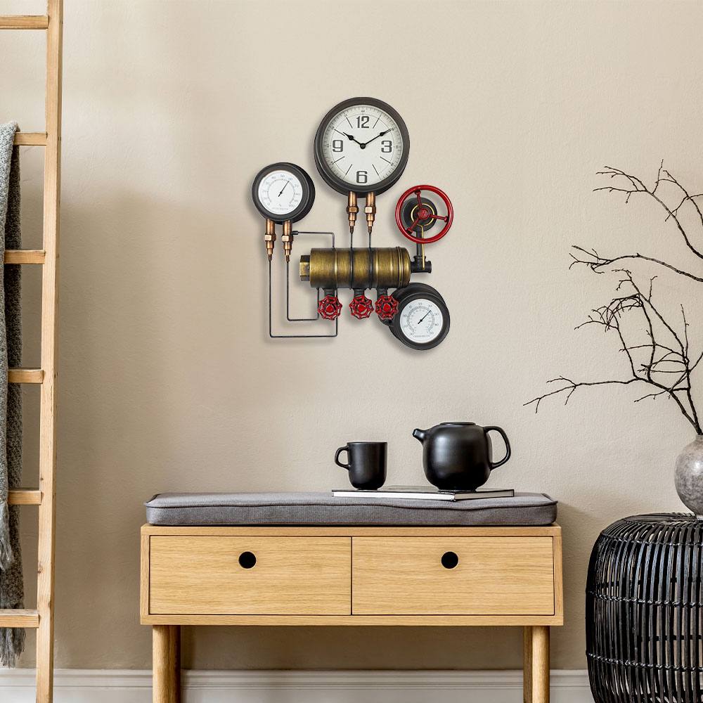 déco originale horloge vintage