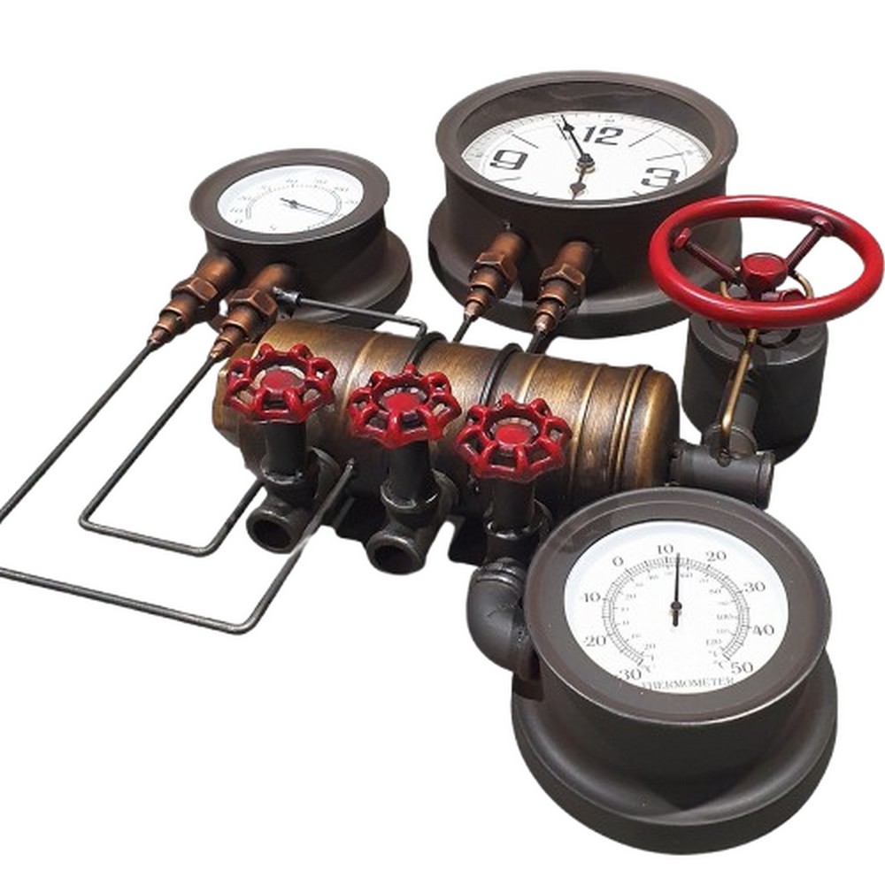 détails horloge tuyau