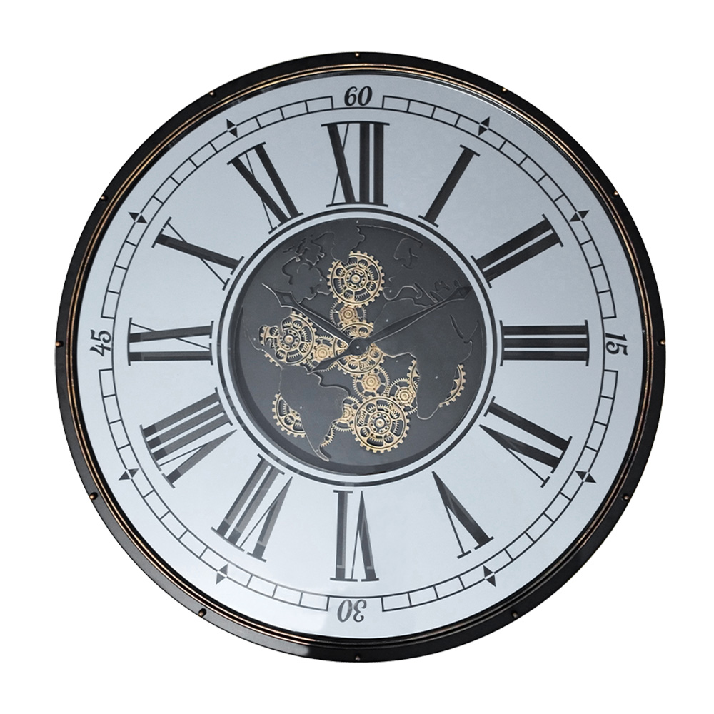 grande_horloge_chiffres_romain_engrenages_cartes_du_monde_08.078 Grande Horloge Chiffres Romains