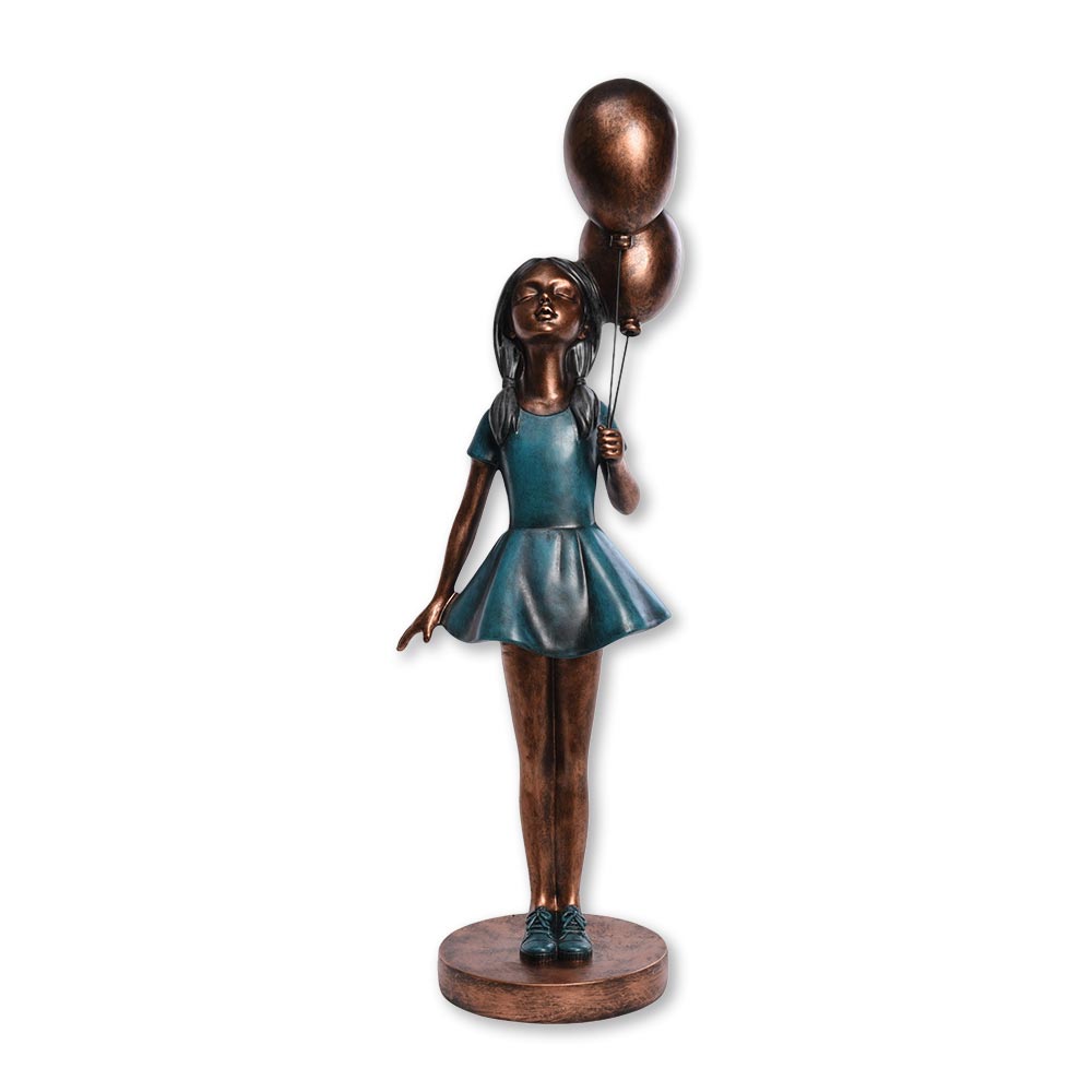 grande_statue_fille_avec_deux_ballons_sculpture_resine_04.792 Grande Statue Fille deux Ballons