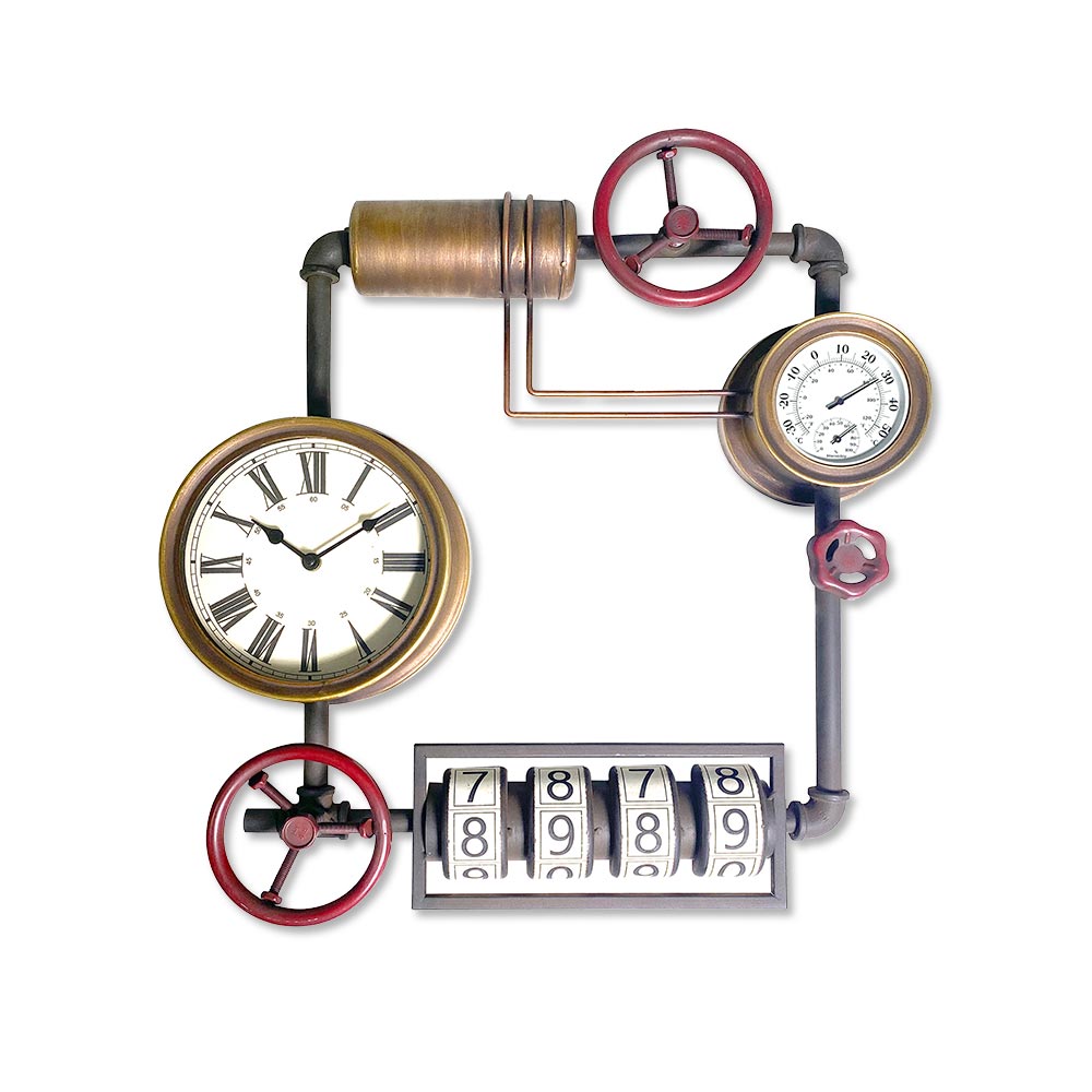 Horloge Industrielle Tuyauteries
