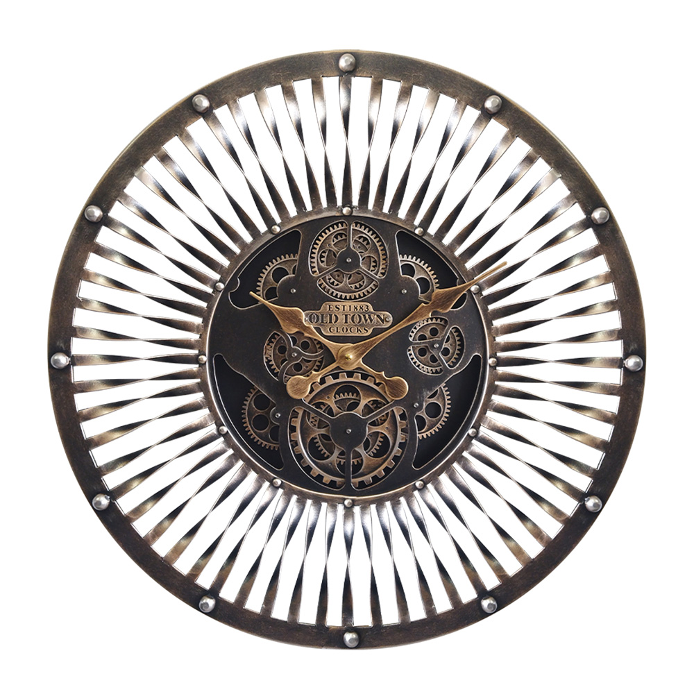 Horloge Métal Old Town
