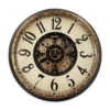 Horloge Ronde Vintage en Métal