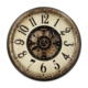 Horloge Ronde Vintage en Métal