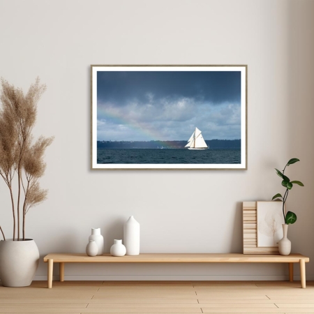 Mathieu Rivrin Bateau Voile Blanche