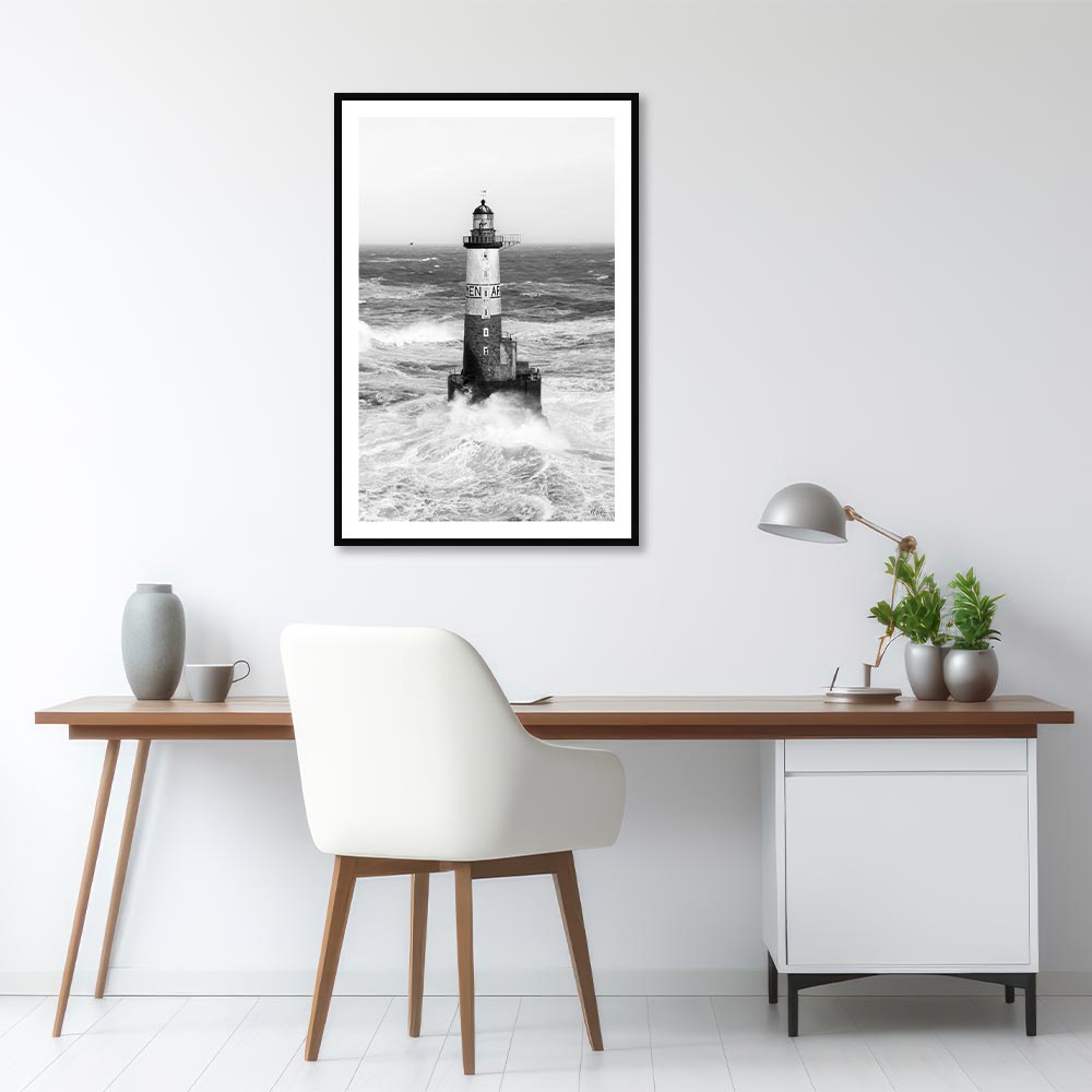 mathieu_rivrin_phare_d_ar_men_tempete_ciaran_3_objet_decoratif_noir_blanc Mathieu Rivrin Phare d'Ar Men