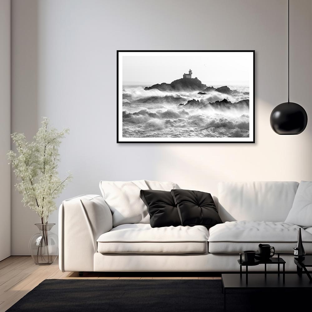 mathieu_rivrin_photo_phare_nb_de_tevennec_tempete_ciaran_noir_blanc_objet_decoratif_salon Mathieu Rivrin Photo Phare N&B de Tevennec