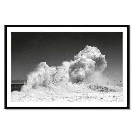 Tableau Lesconil Tempête Justine Rivrin