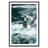 Tableau Phare d'Ar Men Tempête Ruzica