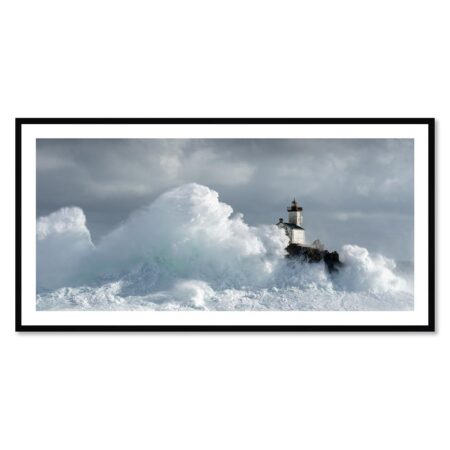 Tableau Phare de Tevennec Tempête Louis