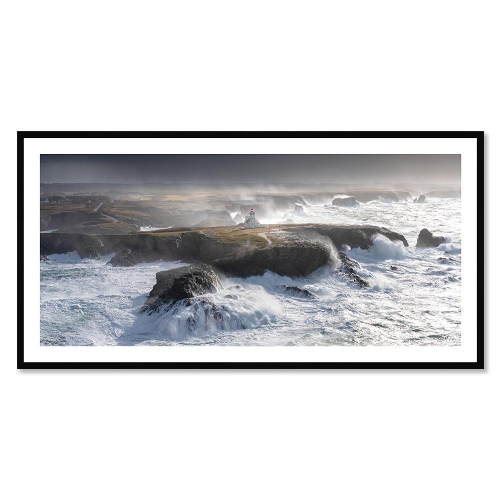 tableau_phare_des_poulains_pano_belle_ile_en_mer_rivrin_noir_vagues_ocean Tableau Phare des Poulains Pano