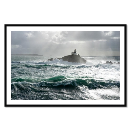 Tableau Photo Phare Pendant la Tempête