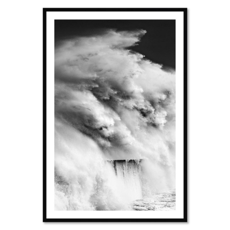 Tableau Photo Tempête Noir Blanc