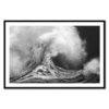 Tableau Photo Vagues Noir et Blanc