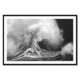 Tableau Photo Vagues Noir et Blanc