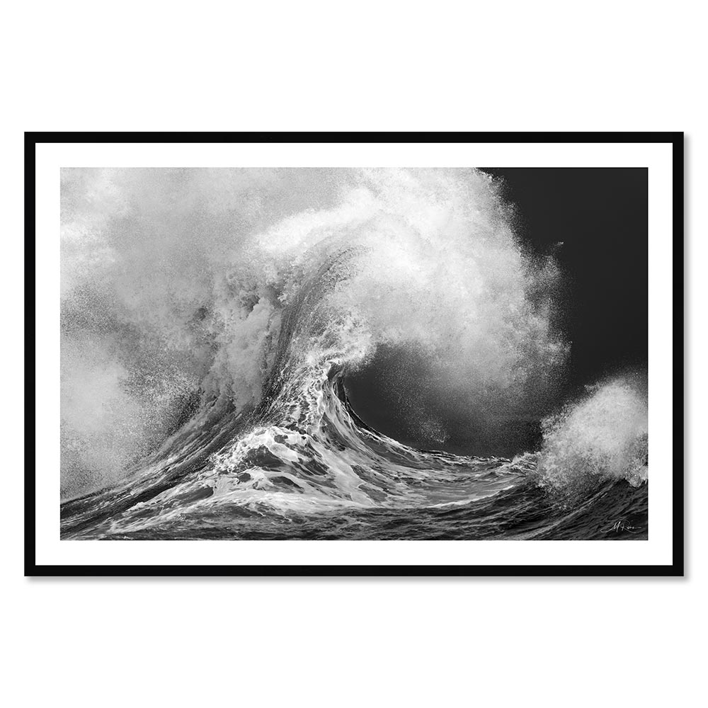 tableau_photo_vagues_noir_blanc_lesconil_tempete_patricia_1_rivrin_cadre_noir_ocean Tableau Photo Vagues Noir et Blanc