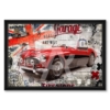 Tableau Red Austin Healey rubix